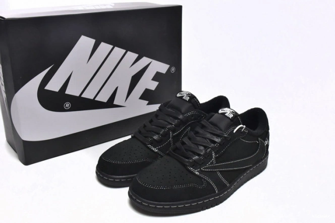 Rep MAX x Travis Black Jordan 1 Air Phantom Low OG Scott DM7866-001 0630
